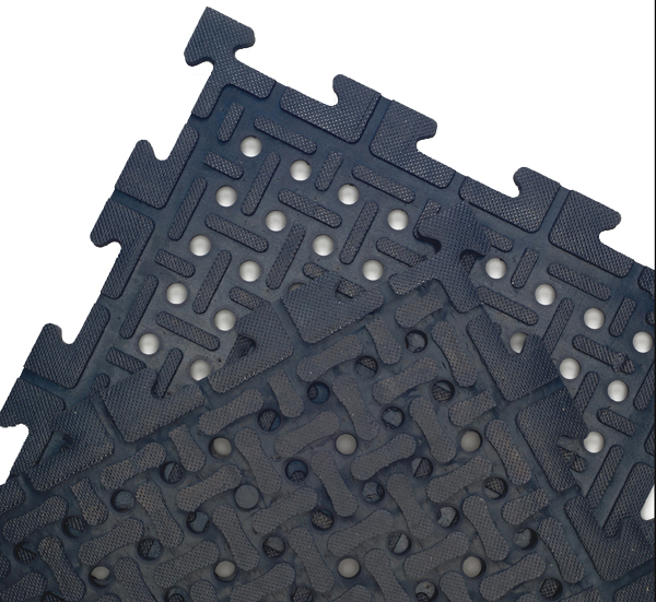 Drainage Rubber Matting Tiles are Interlocking Rubber Mats by American